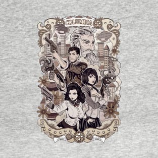 Bioshock Infinite Columbia poster T-Shirt